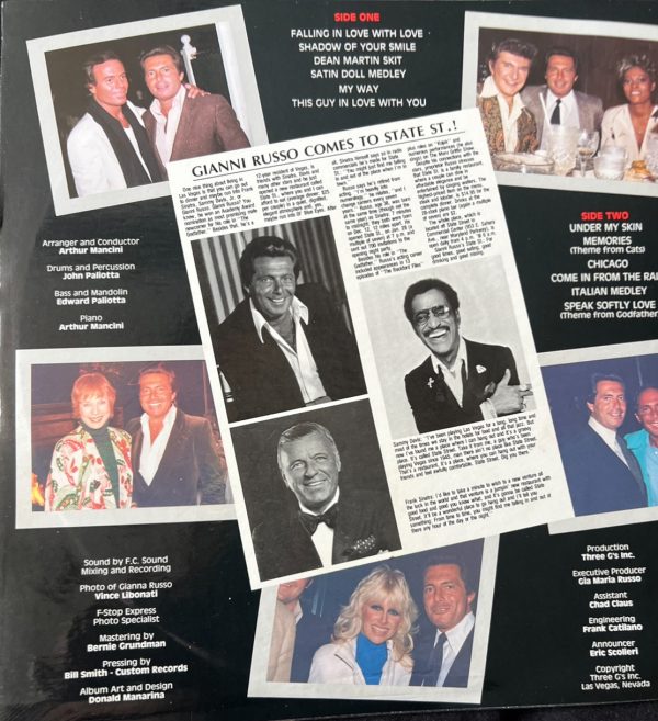 Gianni Russo Live from State St. Las Vegas LP/Vinyl - Image 2