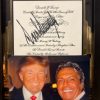 Autographed Donald J. Trump Invite with Gianni Russo Photo